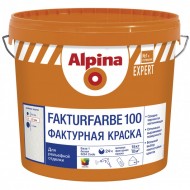 Alpina Expert Fakturfarbe 100 - Фактурная краска, зерно до 1мм, 15кг, РБ