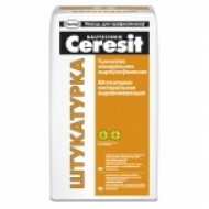 Ceresit Штукатурка - Штукатурка цементная для внутренних и наружных работ, 5-20мм, 25 кг, Беларусь