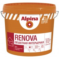 Alpina Expert Renova - Матовая, ярко-белая интерьерная краска,10 л